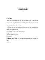 Giáo án Vật lý 8 - Công suất pot