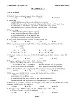 Đề cương ôn tập HKII-Lớp 10