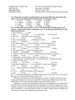 đề thi tuyên sinh lớp 9.BT