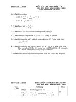 Đề thi HSG$ ĐÁP ÁN môn Toán 7 năm học 2005-2006