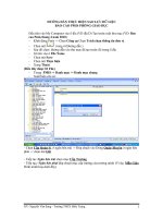 HƯỚNG DẪN  SAO LƯU DỮ LIỆU PMIS