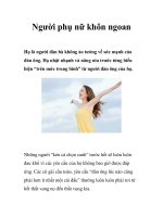 Người phụ nữ khôn ngoan pdf