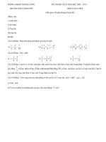 Đề thi học kì II toán 6