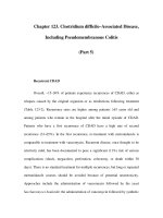 Chapter 123. Clostridium difficile–Associated Disease, Including Pseudomembranous Colitis (Part 5) pps