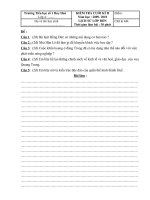 ĐỀ THI LỊCH SỬ 4 CK2