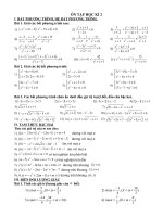 Ôn tập học kì 2. lớp 10 cơ bản