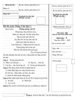 Đề KS HSG lớp 5 cực hay