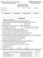 Kiểm tra học kì II lý 6