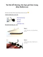 Tai thỏ dễ thương cho bạn gái hóa trang đêm Halloween potx