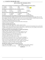 Ôn thi HKI English 8