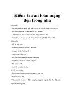 Vật lý lớp 9 - Kiểm tra an toàn mạng đện trong nhà pdf