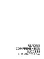Reading comprehension success part 1 ppsx