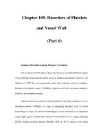 Chapter 109. Disorders of Platelets and Vessel Wall (Part 6) potx