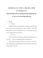 Quá trình phát triển của phong trào giải phóng dân tộc và sự tan rã của hệ thống thuộc địa pdf