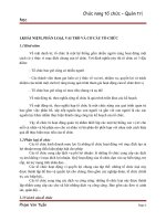 Chức năng tổ chức của quản trị học docx