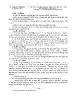 Đề HSG Hóa 9 tỉnh Vĩnh Phúc 2007