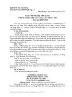 Bao cao so ket hoc ky II