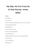 Sáp nhập, chia tách Trung tâm kỹ thuật tổng hợp - hướng nghiệp. docx