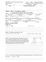 ĐỀ THI CUỐI KÌ II LỚP 5-TỔNG HỢP KIẾN THỨC