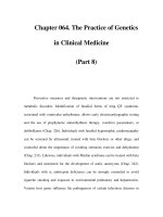 Chapter 064. The Practice of Genetics in Clinical Medicine (Part 8) pot