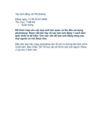 Tạo ảnh động với Photoshop docx