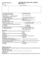 De thi va dap an HKII hoa 8