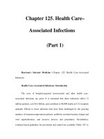 Chapter 125. Health Care– Associated Infections (Part 1) Harrison''''s Internal Medicine Chapter pps