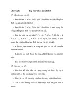 Thiết kế quy trình công nghệ chế tạo nắp hầm hàng tàu vỏ thép, chương 6 pdf