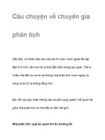 Câu chuyện về chuyên gia phân tích pptx