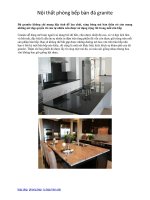 Nội thất phòng bếp bàn đá granite potx