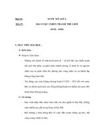 Lịch sử lớp 8 - NƯỚC MỸ GIỮA HAI CUỘC CHIẾN TRANH THẾ GIỚI (1918 – 1939) pps