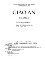 SỐ HỌC LỚP 6 - TIẾT 106 - KIỂM TRA 1 TIẾT  - CHƯƠNG III (CÓ ĐÁP ÁN VÀ BIỂU ĐIỂM)