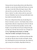 4 ứng dụng tiện ích giúp quản lý mật khẩu- P2 pptx