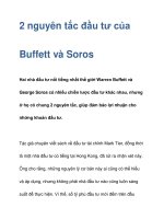 2 nguyên tắc đầu tư của Buffett và Soros pot