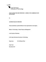 Tài liệu tiếng anh tham khảo staff attraction and retention model for namibian state owned enterprise