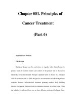 Chapter 081. Principles of Cancer Treatment (Part 6) ppsx