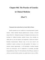 Chapter 064. The Practice of Genetics in Clinical Medicine (Part 7) pdf