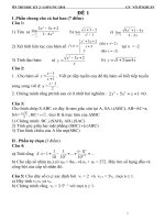 Đề Ôn thi HK2 Khối 11(2010)