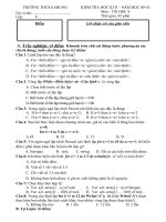 đề kiểm tra học kỳ 2 tin 8