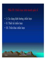 Chiến lược kinh doanh quốc tế