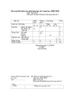 de thi hoc ki I van 6 co ma tran