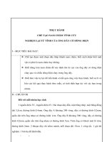 Giáo án Vật lý lớp 9 - THỰC HÀNH CHẾ TẠO NAM CHÂM VĨNH CỬU NGHIỆM LẠI TỪ TÍNH CỦA ỐNG DÂY CÓ DÒNG ĐIỆN ppsx