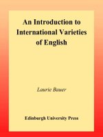 Các biến thể của tiếng anh part 1 pptx