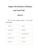 Chapter 109. Disorders of Platelets and Vessel Wall (Part 4) potx