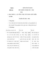 Lịch sử lớp 8 - LIÊN XÔ XÂY DỰNG CHỦ NGHĨA XÃ HỘI (1921 – 1944) Tiết 2 pot