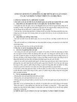 Bài 5: Lĩnh vực kinh tế của đời sống xã hội những quy luật cơ bản của sự vận động và phát triển của xã hội (Tiết 4) potx