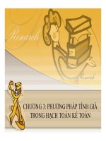 Phương pháp tính giá trong hạch toán kế toán