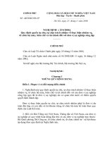 Nghị định 43 về giao quyền tự chủ tự chịu trách nhiệm biên chế ,tài chính