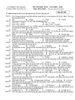 Bộ 4 đề+ĐA Thi kì II-Hóa