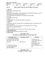 GIÁO ÁN TIẾT 15: THỰC HÀNH: MỘT SỐ THÍ NGHIỆM VỀ ENZIM potx